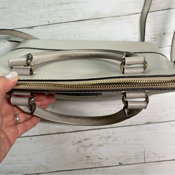 Kate Spade Bowling Satchel in Cream - Picture 8 of 11